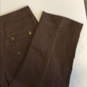 Pantalon Jones New York Signature 12P Brodé Coton Stretch Fleuri – Crop
